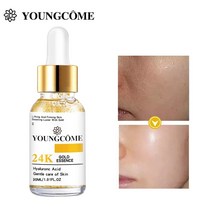 에센스 세럼 영컴 골든 라이스 페이스 모이스춰 라이징 에이징 링클 히알루 론산 수축, 30ml, 투명한 24k