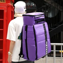 스키부츠가방 스노우보드 백팩 엣지백 블랙브라이어 2022 65L/48L TPU 방수 스키 신발 가방 a7346 배낭 휴, 03 Purple 68L