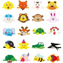 청양토이 동물 머리띠 B세트 역할놀이 20종 (택1종), 병아리