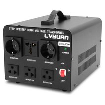 LVYUAN 링코어 업트랜스 가정용 변압기 유럽 미국 일본제품 한국에서사용 100V 220V 110V 전압 변환기 다운 승압 도란스 트랜스, 1개