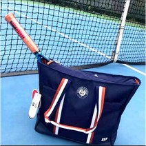 윌슨 윌슨 테니스 라켓 가방 2/6 팩 테니스 배낭 숄더백 배낭 핸드백, 프랑스 오픈 기념 - 파란색(메인 사진)