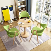 북유럽 작은 원형 테이블 카페 원목 원형테이블 라운드 4인 티테이블 사이드테이블 협탁, F 원탁테이블(사진참조)