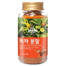 드랍쉽 치자분말(국산) 60g(플라스틱통) 치자 가루 분말 파우더 선식 건강 한방 차 떡 염색, 1개