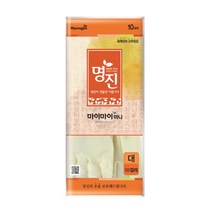 명진 단미니 미니 고무장갑 L 10켤레 참모, 1개
