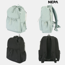 네파 NEPA 공용 가볍고 내추럴한 디자인으로 최근 유행중인 럭색 (RUCKSACK) 스타일 ASLON 애슬론 백팩 7JC7533 SP, 000, 블랙(C01)