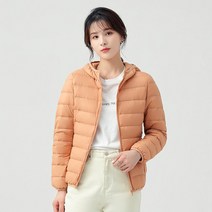 여성 후드 경량 숏패딩 자켓 여자 점퍼