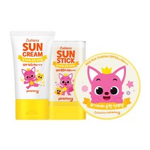 선케어 베비언스 핑크퐁 베이비 선쿠션 / 선크림/ 선스틱 택1, 핑크퐁 선크림 60ml 1개