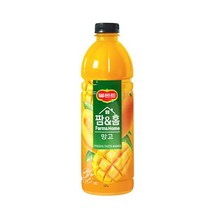 칠성 델몬트 팜앤홈 망고 과일주스 음료수 사무실 탕비실 1.2L 6본 1세트, 36세트