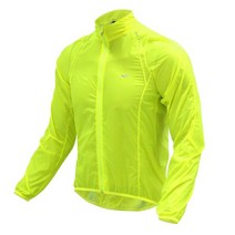 MCN 슬림핏 초경량 바람막이자켓 형광그린 사이클 등산 골프