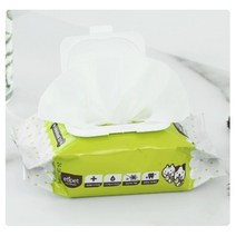 자극없는 동물 이뻘닦기티슈 30P 20개 반려견 휴대용칫솔 캣