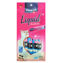 고양이 간식 비타크래프트 리퀴드스낵 (연어 오메가3) 15g x 4p, 6개