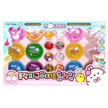 슬라임세트 몰랑피규어 치즈슬라임 선물세트 미술놀이, 1박스, 혼합색상