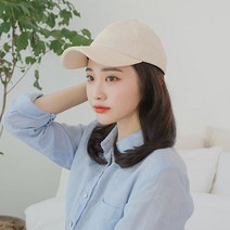 가발매니아 엣지c컬 34cm 항암모자가발 (형상기억인모) 분리형, 내츄럴브라운(사이즈소 53cm)