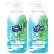 수아브 오션 브리즈 리프레싱 대용량 바디워시 바디클렌져 500ml, 2개