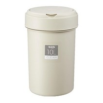 코멕스 클린종량제 휴지통10L 베이지 210x345mm탕비 사무 주방 화장실 위생 오피스 회사 집 생필품 생활