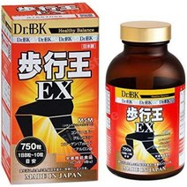 Dr.+BK 노구치의학연구소 보행왕 EX 750알 3개월분 일본관절영양제, 1병, 360정