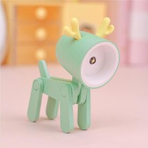 특이한 무드등 아크릴 무드등 샤오미-LED 야간 조명 미니 귀여운 애완 동물 조명 카와이 만화 개 사슴 접이식 테이블 램프 방 침대 옆 침실 라이트, 11 11
