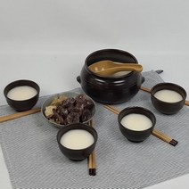 레트로 모음추억의 막걸리잔세트옹기막걸리잔세트추억의 분식세트, 추억의 양은 막걸리 4인세트(2L)
