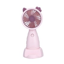 무시동에어컨 차박용 화물차 차박 캠핑카 카라반 캠핑 중장비 2 in 1 핸드 헬드 데스크탑 팬 미니 휴대용 usb 충전 에어컨 야외 캠프 여행 사무실, 분홍색