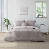 [알레르망] 메라렌 구스 차렵이불 Q 3종세트 브라운