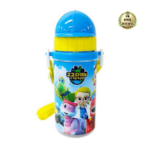라이브잇 르번 고고다이노 빨대보틀, 5세트, 350ml, 혼합색상