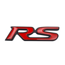 카포카 쉐보레 RS 엠블럼 스티커 뱃지 (콜로라도 트래버스 더넥스트이쿼녹스), 1개, 레드블랙