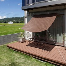 쿨라루 사각 그늘막 쿨쉐이드 20 x 20m - 브라운