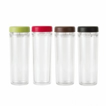 기타 국산 판촉물 인쇄 베이직 이중 마이보틀 텀블러 500ml RD-09909, 블랙