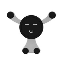 홀더 핸드폰 거치대 사이클링 자전거 오토바이car holder support in car phone 스마일 3 색 for iphone 12 pro max samsung, 은빛 미소