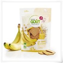 GOOD TASTE Square banana biscuits 8 months 굿테이스트 8개월 스퀘어 바나나 비스킷 50g 4개