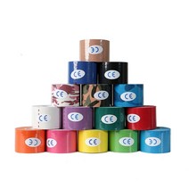 훅그립 주짓수 유도 발목 볼링 격투 스포츠 압박 테이프 테이핑 축구 근육 운동학 운동 면 탄성 완화 무릎, 무작위로, 10x500cm