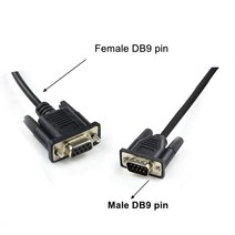 목재톱델타 DOP-B / TP 시리즈 HMI 터치 스크린 PLC 프로그램 케이블 연결 및 간의 통신, 01 Male DB9_06 Mitsubishi
