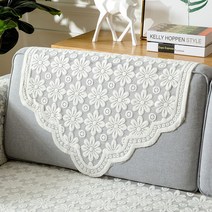 여름쇼파커버 패드 레이스 등받이 깔개 덮개 미끄럼방지, 삼각등받이 64x75cm, B