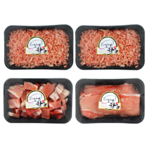 한돈 국내산 돼지고기 뒷다리살 2kg 모듬 찌개용 볶음밥 짜장카레용, 한돈세트