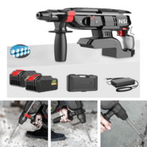 무선 뿌레카 해머드릴 전동 함마 앙카 햄머 드릴 충전 착암기 쁘레카 콘크리트, 21V 프리미엄 대용량