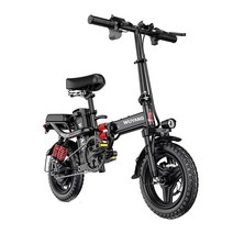 세계일주 접이식 전기자전거 400W 48V 25A 100km전동 접이식 배달용 출퇴근 경량형 CK55, 10A(40km)