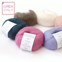 신색상 추가! 틴실크모헤어 Tynn Silk Mohair 산네스 간 Sandnes Garn 쁘띠니트 원작실! 리네아, 2101 라이트