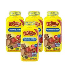 릴크리터스 [4개 SET] 구미 바이트 300정 (구미) Lil Critters Gummy Vites 300gummy, 4병