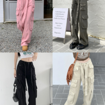 파라슈트팬츠 와이드팬츠 패러슈트 나일론 카고팬츠 y2k 와이드피