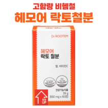 닥터루템 헤모어 락토 철분 고함량 비헴철 30mg, 1개