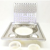 욕실 배수 구 거름망 하수구 트랩 트렌치육가 싱크대망 필터망 머리카락 덮개, 100파이