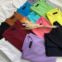 제로스어패럴 NJ베이직 특양면 오버핏 반팔티