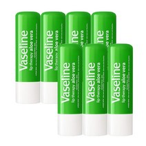 바세린 립테라피 케어스틱 알로에베라 립밤4.8g, 7개