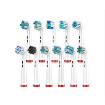 맘스띵스 오랄비 전동 칫솔모 리필모 4P, 4개, EB-50A 크로스액션