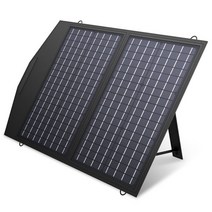 태양광패널 ALLPOWERS Foldable 미국 태양 전지 태양 열 충전기 60 100 120 200W Powerstation 보트 지붕, 03 60W Solarpanel