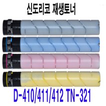 신도리코 D410 D411 D412 D415 D416 TN-321 비정품토너, 1개, 검정