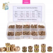 너트 500 M2.5 전기용 200 규격 널링 L 인서트 M2 구리 3.5 사출 키트 4.2OD 개 M3 볼트, 01=200PcsMix