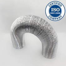 ISO인증 국산 알루미늄 후렉시블 닥트 호스 덕트 자재 75mm 부터 300mm 10미터, 125mm