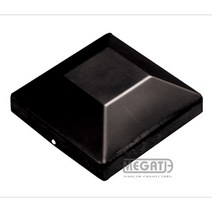 DFC44R 휀스용 방부목 사각기둥캡 철물 블랙, 1개
