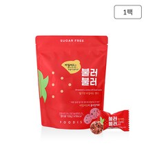 바질씨드 캔디 불러불러 딸기맛 120g x1팩, 1개